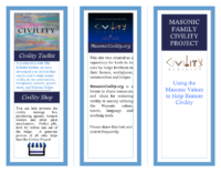 Brochure about MasonicCivility